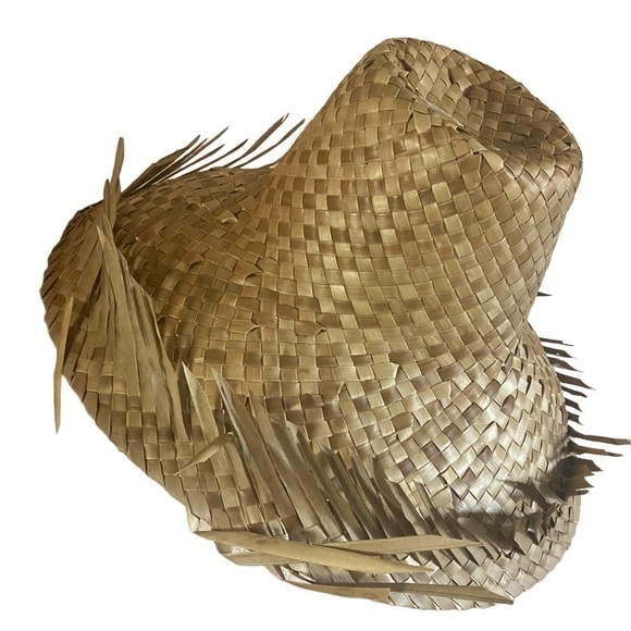 Sun catcher Beachcomber Bucket Hat Rattan Lampshade Moroccan OS BWT Barcode Tag - Picture 3 of 6